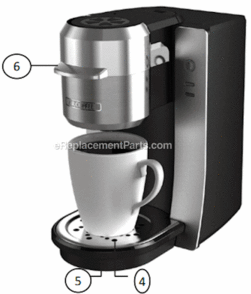 Page A Diagram and Parts List for BVMC-KG2B  Mr Coffee Coffee Maker